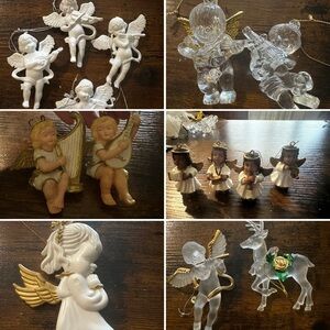 Angel Christmas Ornament Lot